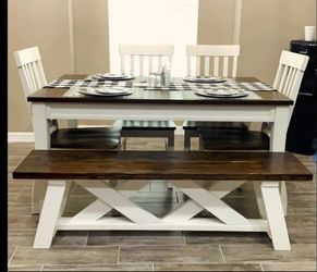 🤩 Beautifully Handcrafted Double X Benches