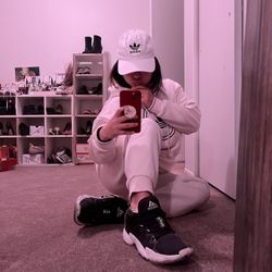 Black &white Adidas Shoes