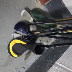 Old golf clubs