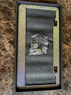 Iridescent License Plate Frame