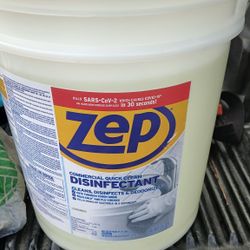 ZEP Quick Clean Disinfectant And Deodorizer 5gal NEW