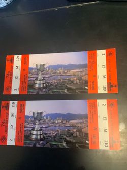 Unused Grey Cup Tickets