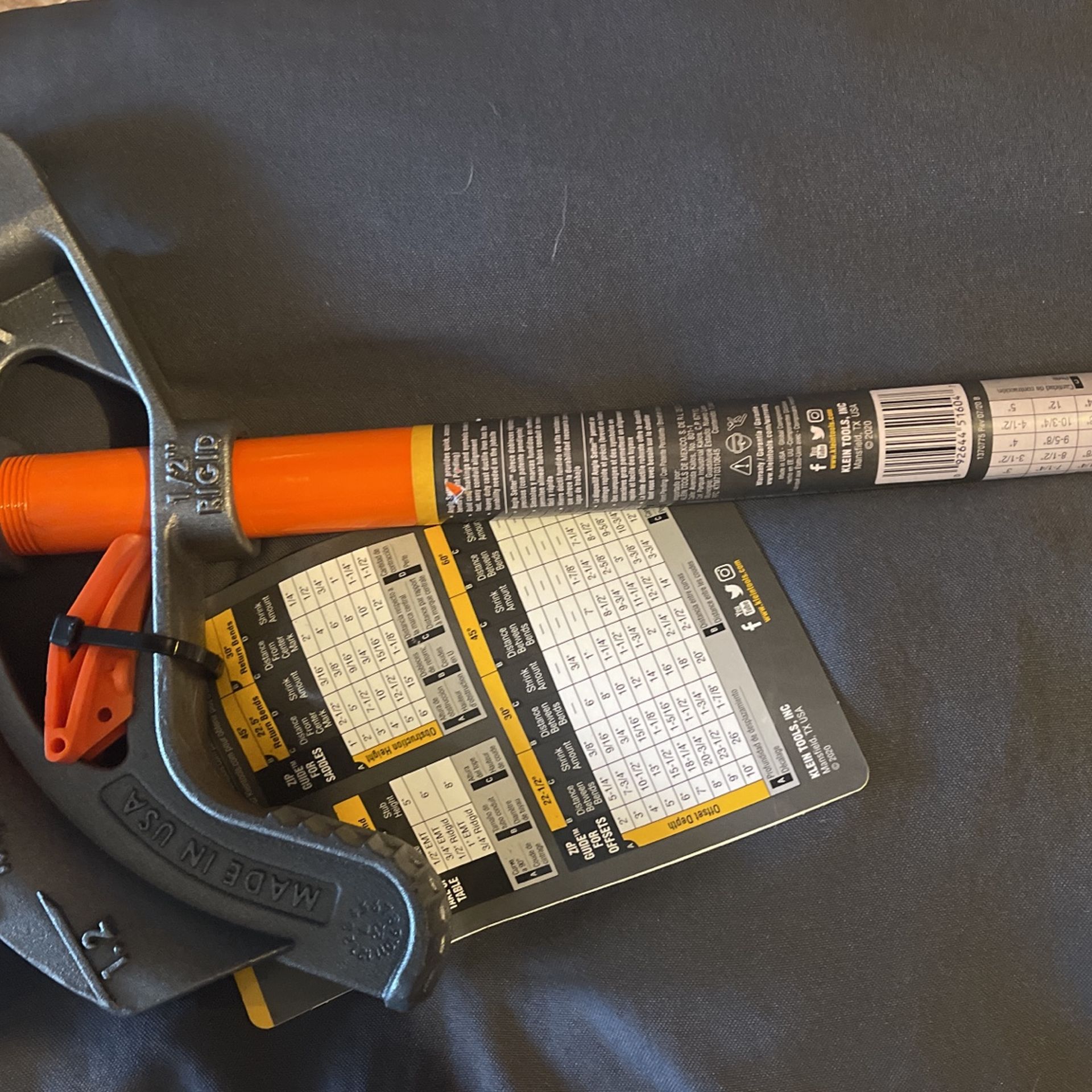 Klein 3/4 EMT Pipe Bender