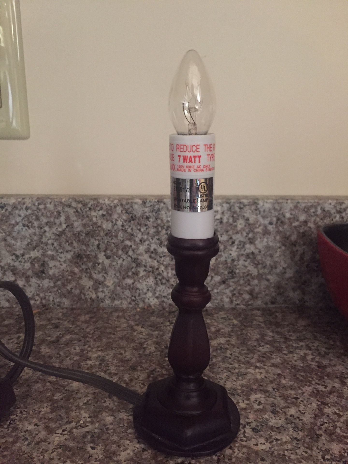 Elegant Portable Lamp. 6.5” tall with no bulb. Like new. $5 each. Take both for $8.