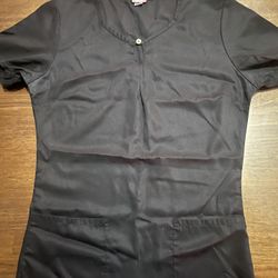 Black Scrub Top
