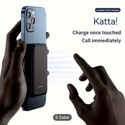 Ultra-Thin Magnetic Power Bank, 10000mAh Battery Pack, 22.5 PD Fast Charging, 15W Wireless Charging, Magnetic Battery Pack for 17/16/15/14/1