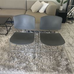 Set Of Reception Side Chairs