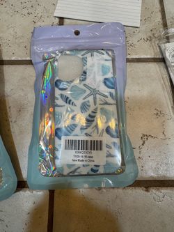 Ocean Print Phone Case New in Package