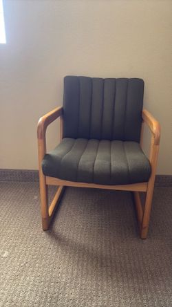 Set of 2 Wood-Framed Upholstered Accent Chairs