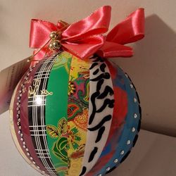 Christmas Bol Made With Swarovski Elements Beautiful 