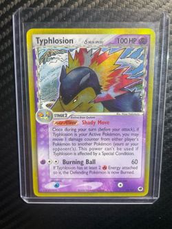 Pokémon Cards Typhlosion Dragon Fronteir