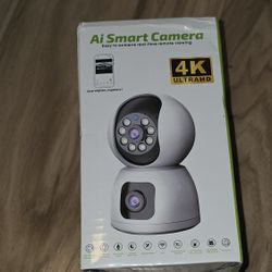 📹 4K Ultra HD AI Smart WiFi Camera – 360° Pan/Tilt – Night Vision – $35