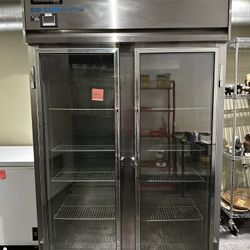 Continental Freezer double door glass works perfectly 