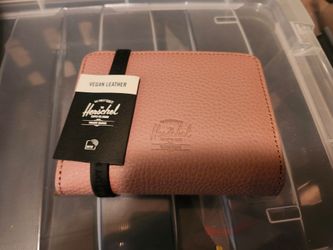 women's herschel ash rose vegan leather wallet