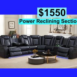 BRAND NEW -Free Delivery. Power reclining Sectional, Sofa , Couch