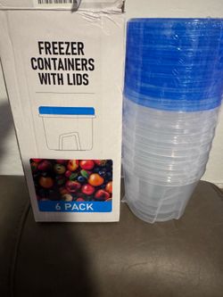 Freezer storage containers