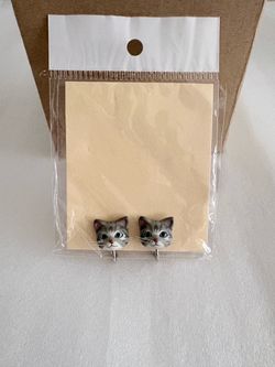 New Cat Face Earrings, Purchased in Japan, Clip Style Earrings, $2 Firm Price