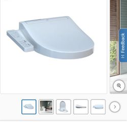 Round TOTO Washlet KC2 Electronic Bidet Seat with SoftClose Lid $275