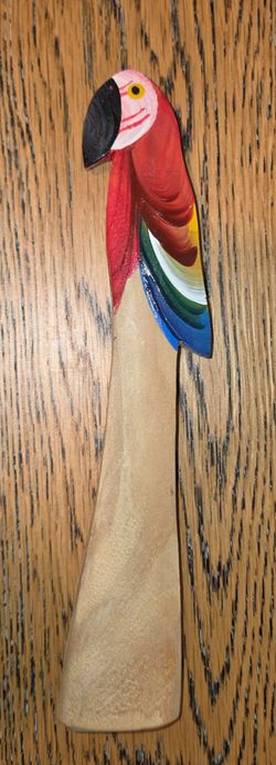 Muddler / Crusher - Parrot - Wooden - Hand Carved