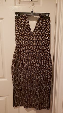 Black/gold dress size L