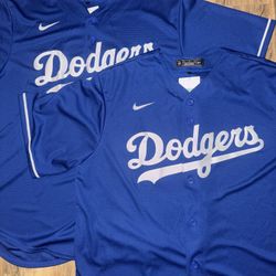 New men’s XL Nike LA dodgers blue Jersey  