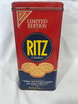 Vintage 1987 limited edition Ritz tin