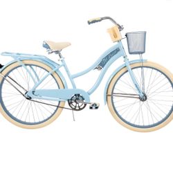 Huffy 26" Nel Lusso Cruiser Bike, Fits Riders 5'0"+, Light Blue, Adult