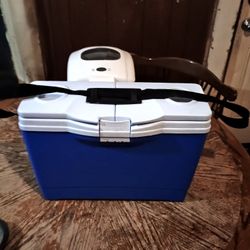 Rubbermaid 13 Quart The Slim Cooler With Shoulder Strap