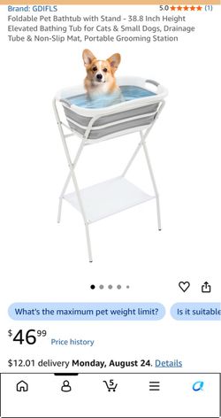 Compact dog bath