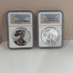 2013 West Point American Silver Eagle Set 
