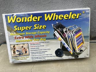 Wonder Wheeler Super Size Beach Cart Big Wheels 