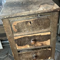 Antique Mirror & Drawers