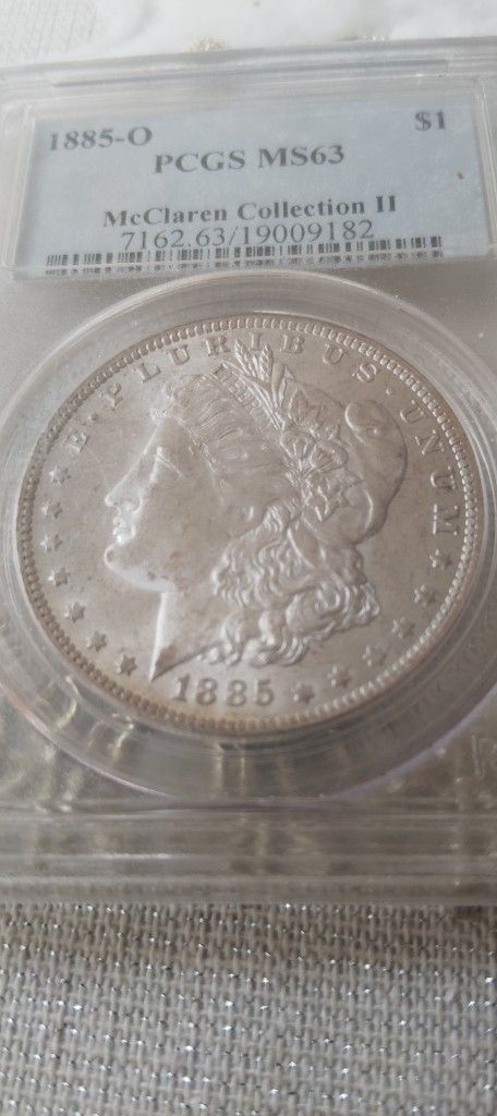 1885 Silver Morgan Letra O
