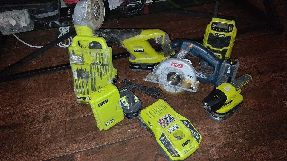 Ryobi Tool Set In Good Working Condition With Charger $99 Firm Price