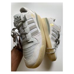 adidas Originals Forum Low CL Grey Ivory Men’s Sz 12 & 13 New No Box!