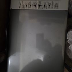 Portable car refrigerator that operates on 12 volts and the power supply is 110 volts 