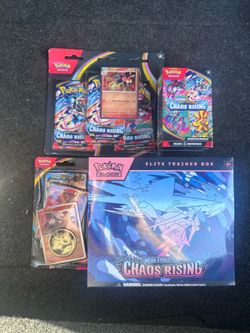 Pokemon TCG Chaos Rising ETB + More