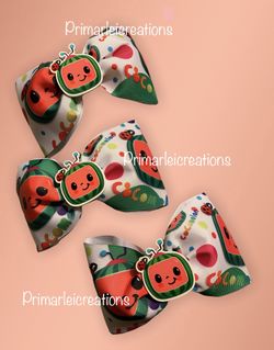 Coco melon Hair Bow 