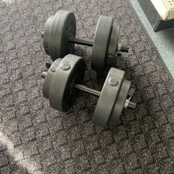 10lbs Plastic Dumbbell Set Of 2 (835128-1)