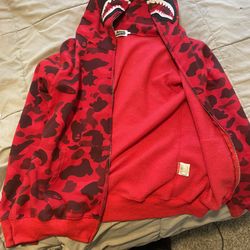 Authentic Red Bape Jacket 