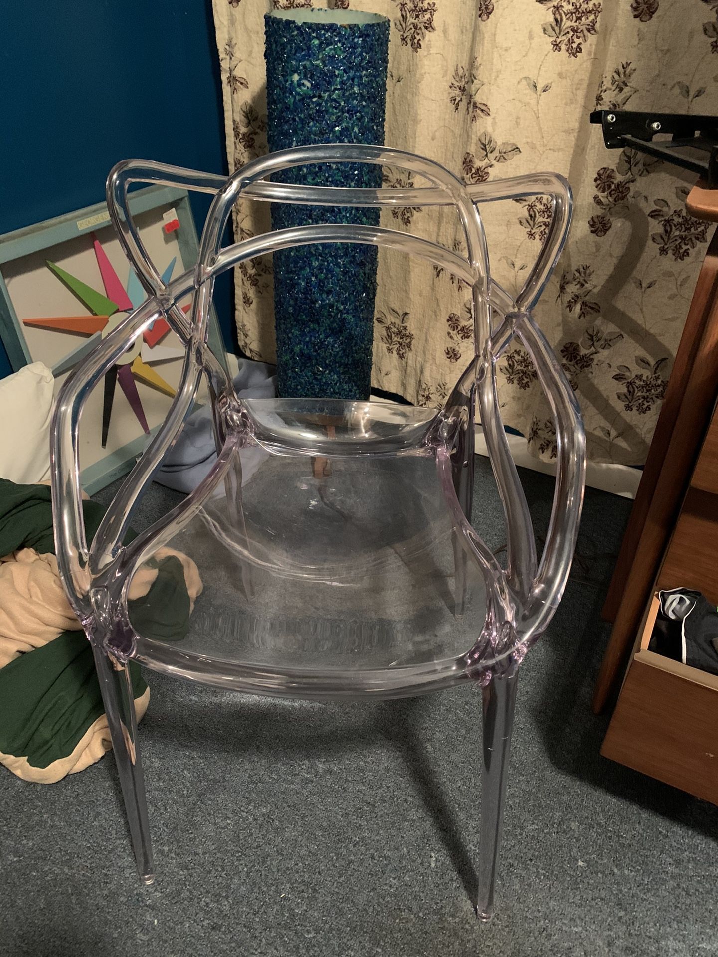 A mid century Lucite chair OBO