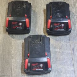 Milwaukee Batteries 1.5 three for $99