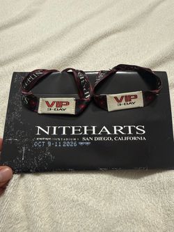x2 Niteharts 2016 3 Day VIP