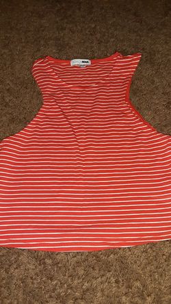 Stripped red shirt