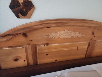 Memory  Foam Mattress with box spring and bed head