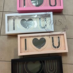 I ❤️u Box For Flower Arrangements 