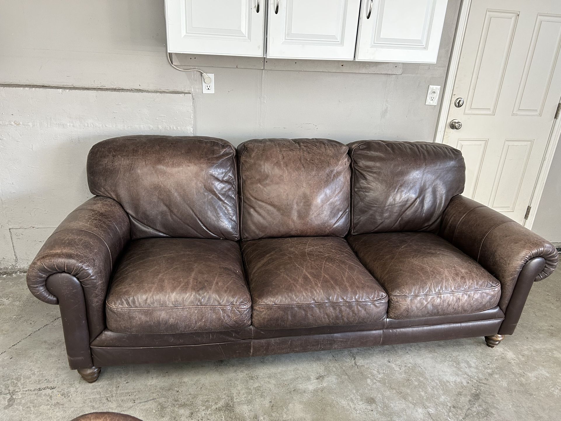 Leather Sofa And Loveseat