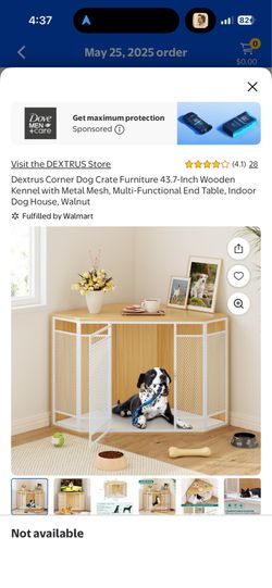 Corner table pet kennel