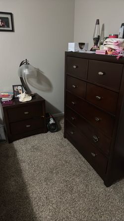Matching dresser and nightstand