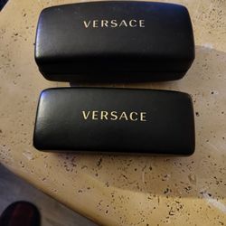 Female And Male Versace Black Sunglasses Set